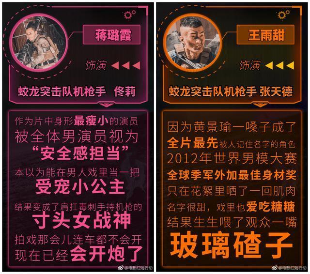 《红海行动》最新演员介绍简直有毒：蒋璐霞强悍，杜江的让人爆笑