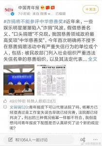 ​因再次被官媒点名“诈捐”，杨幂粉丝集体表示