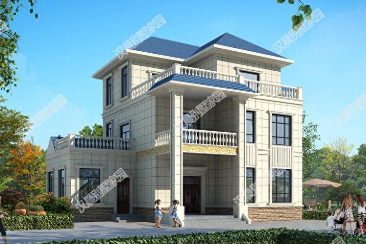 10套农村三层别墅分享，最新款农村自建房户型，开春就要盖一栋！