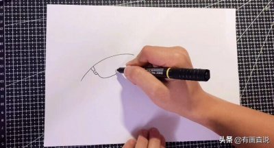 ​创意儿童画寓言故事：守株待兔画法，卡通简笔画风格，在家学画画