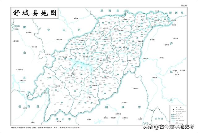 安徽省地图各县分布图(安徽省各市县地图)(105)