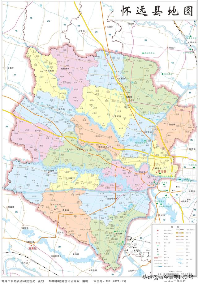 安徽省地图各县分布图(安徽省各市县地图)(27)