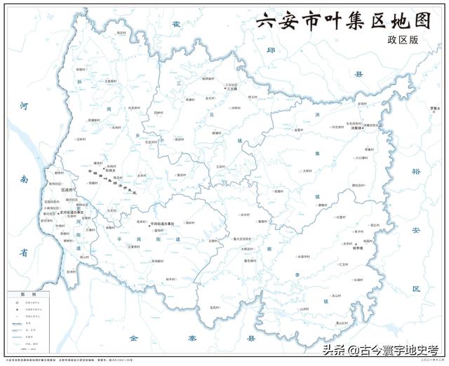安徽省地图各县分布图(安徽省各市县地图)(103)
