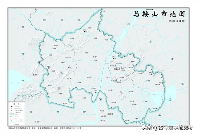 安徽省地图各县分布图(安徽省各市县地图)(73)