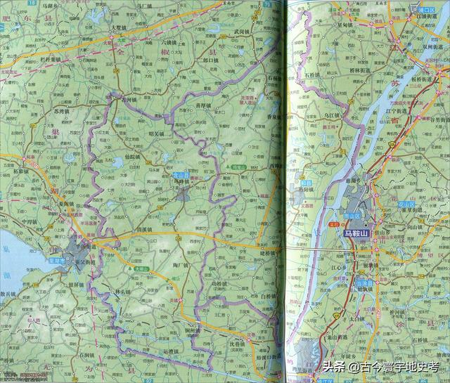 安徽省地图各县分布图(安徽省各市县地图)(76)