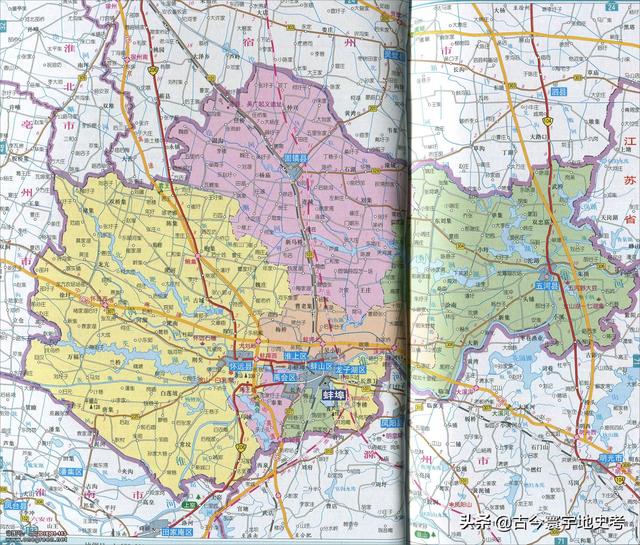安徽省地图各县分布图(安徽省各市县地图)(23)