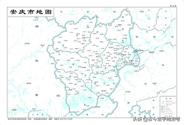 安徽省地图各县分布图(安徽省各市县地图)(14)