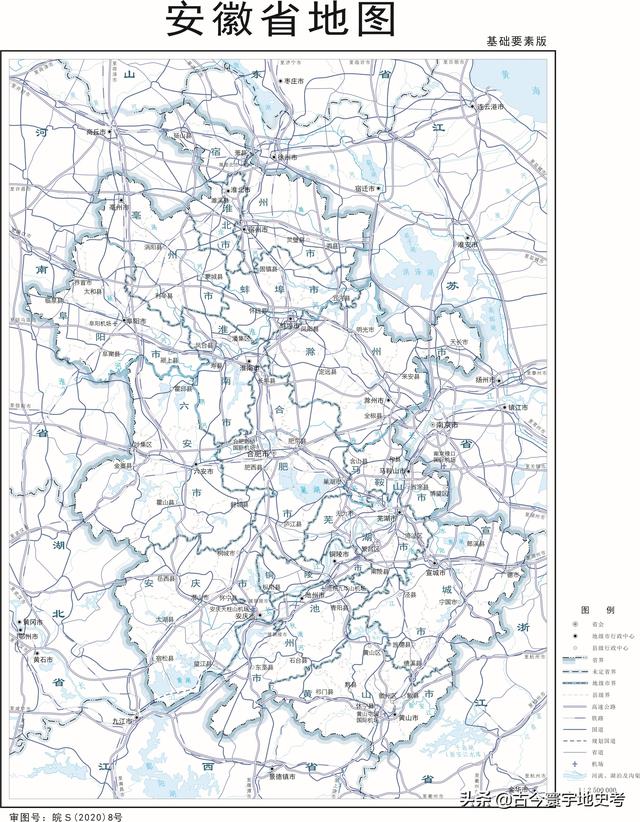 安徽省地图各县分布图(安徽省各市县地图)(2)