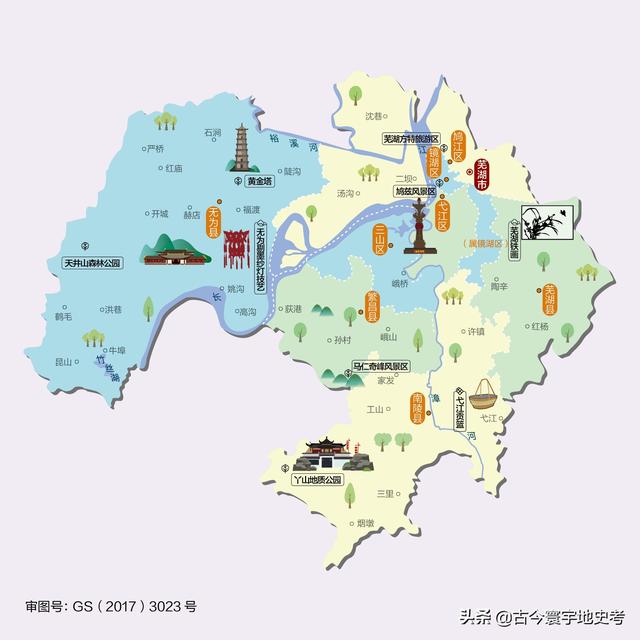 安徽省地图各县分布图(安徽省各市县地图)(89)
