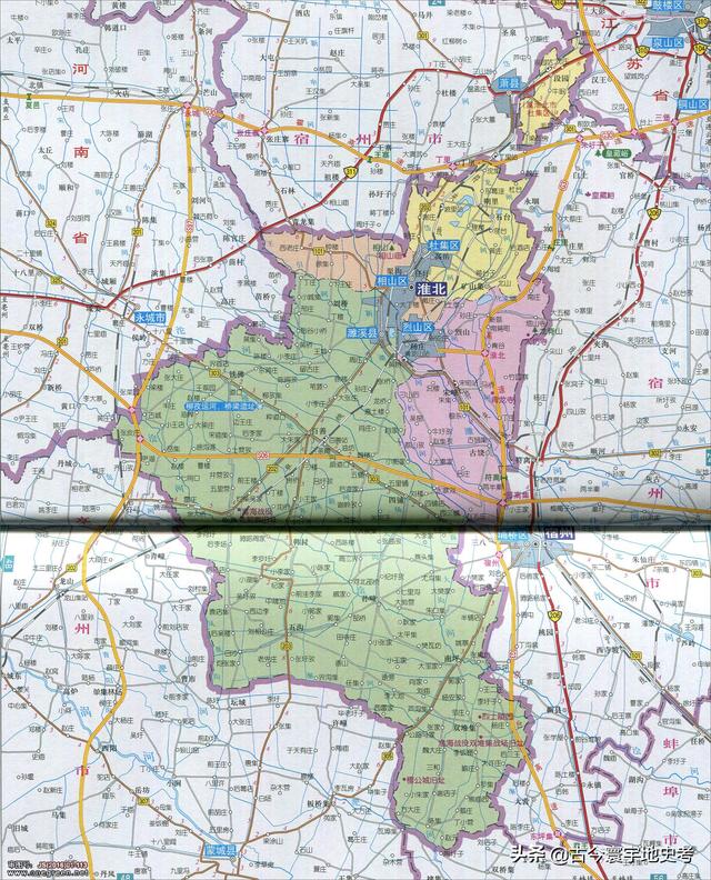 安徽省地图各县分布图(安徽省各市县地图)(58)