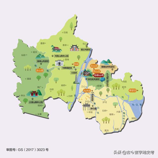 安徽省地图各县分布图(安徽省各市县地图)(75)