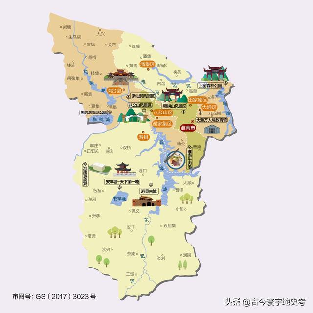 安徽省地图各县分布图(安徽省各市县地图)(63)