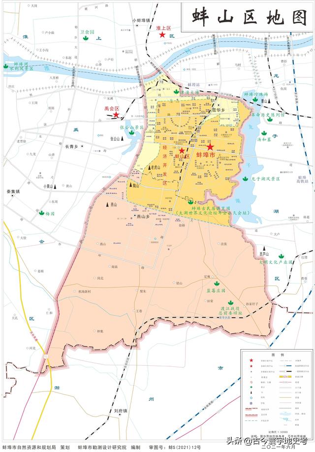 安徽省地图各县分布图(安徽省各市县地图)(25)