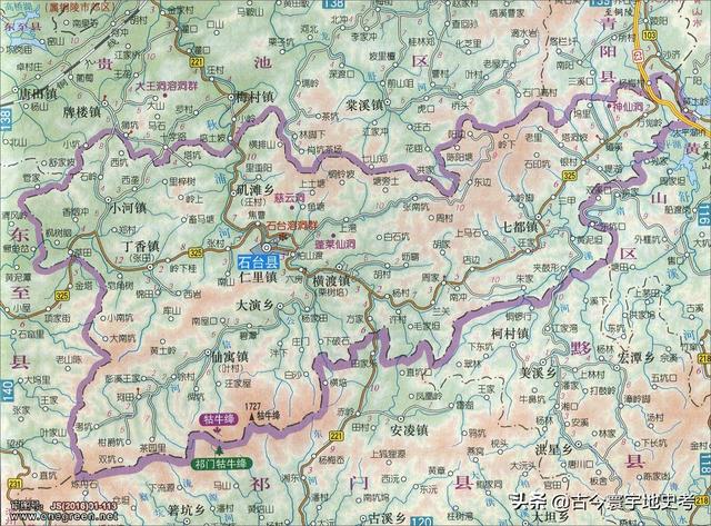 安徽省地图各县分布图(安徽省各市县地图)(42)