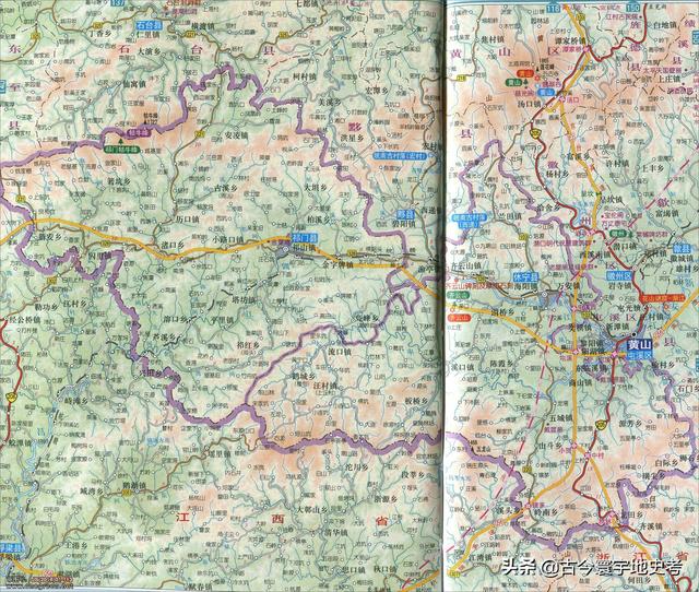 安徽省地图各县分布图(安徽省各市县地图)(69)