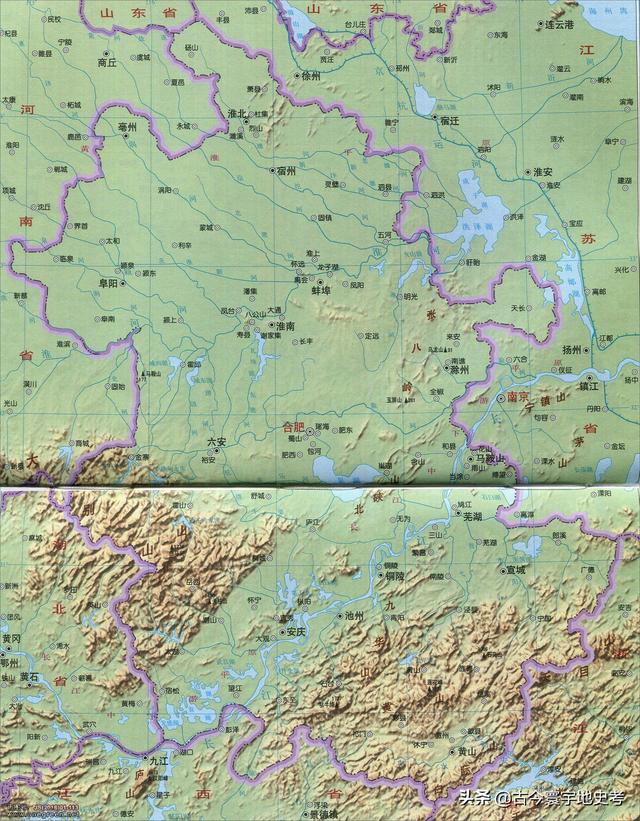 安徽省地图各县分布图(安徽省各市县地图)(4)
