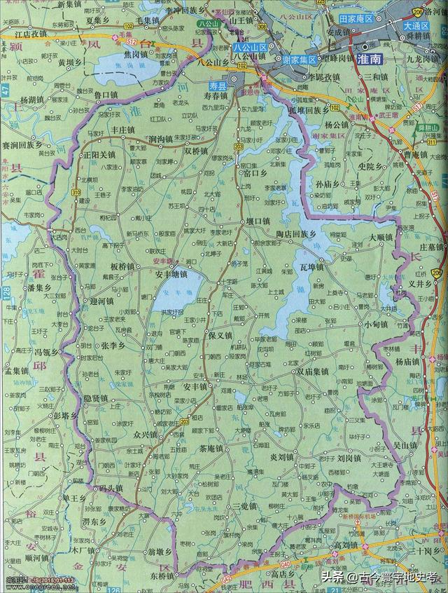 安徽省地图各县分布图(安徽省各市县地图)(66)