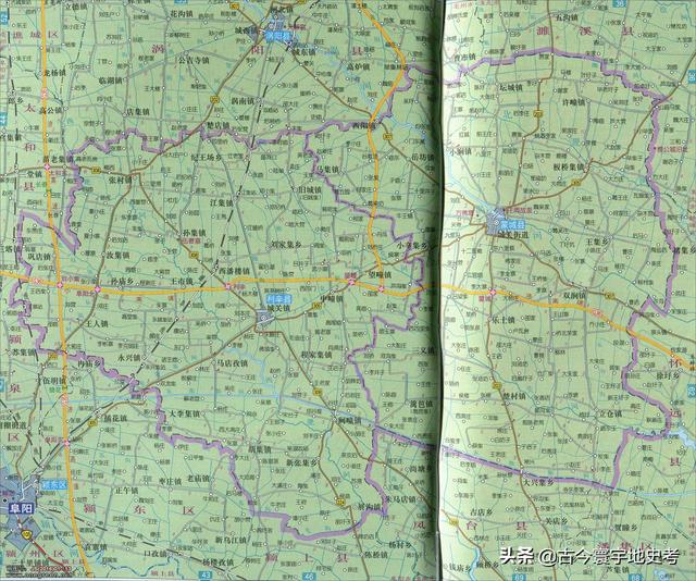 安徽省地图各县分布图(安徽省各市县地图)(35)