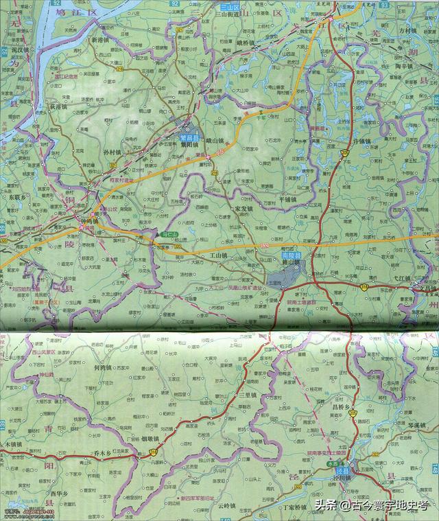 安徽省地图各县分布图(安徽省各市县地图)(91)