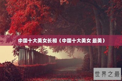 中国十大美女长相(中国十大美女 最美)