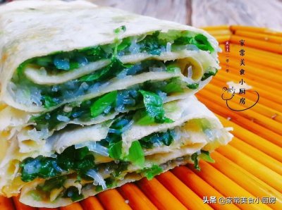 教你在家做滕州菜煎饼,柔韧劲道,满口馅料,步骤技巧超详细