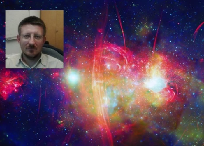 比佐基(小图)的团队在银河系星际间首次发现炔丙基胺。