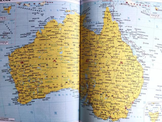 澳大利亚国家主要地图(世界地图变迁史)(4)