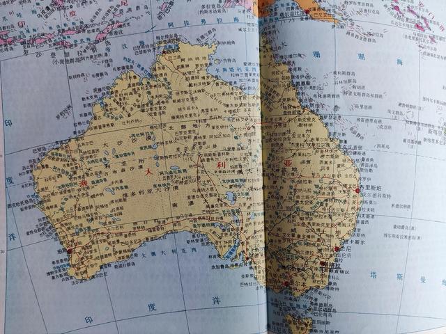 澳大利亚国家主要地图(世界地图变迁史)(2)