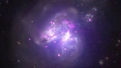 不用等45亿年 NASA团队捕捉到星系碰撞——Arp 299