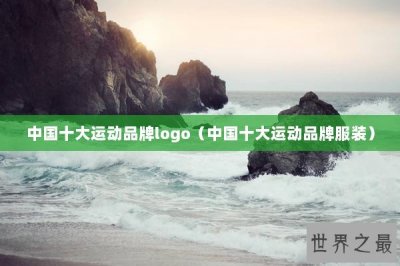 中国十大运动品牌logo(中国十大运动品牌服装)