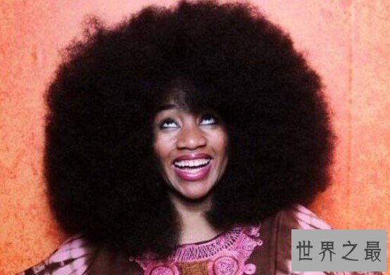 史上最大爆炸头,直径90厘米,周长1.5米,洗头都要两天才干!