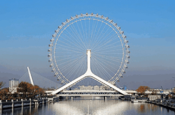 世界十大最美摩天轮排行榜:天津之眼跨河建造十分壮观