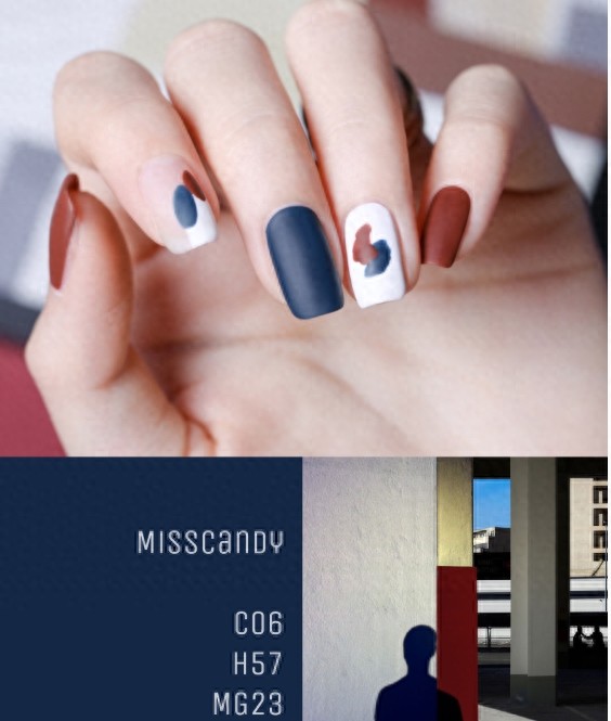 磨砂美甲，可萌可御，可气质可温柔，显白又高级