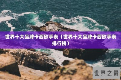 世界十大品牌卡西欧手表(世界十大品牌卡西欧手表排行榜)