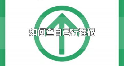 如何查自己行程码 支付宝和微信可以查自己行程码