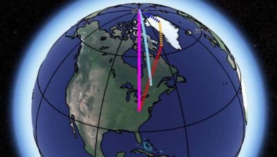 《地球与行星科学通讯》:NASA地质学家新研究揭示数十年前的地轴轻微偏移之