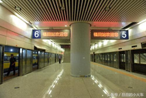 亚洲最大的地下高铁站,深圳福田站