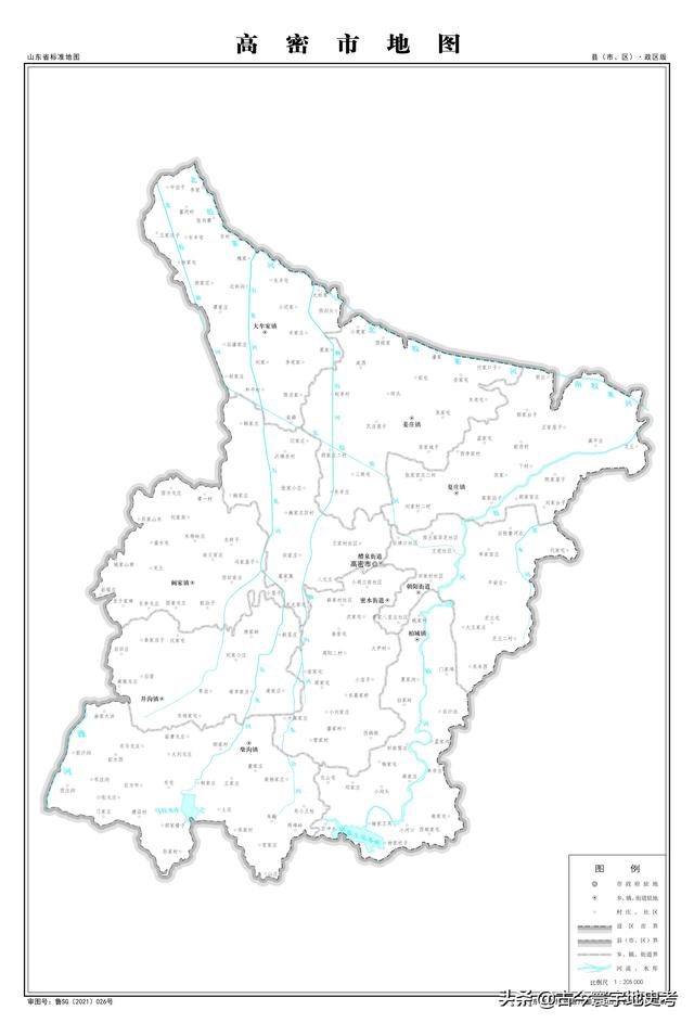 山东省各市城区地图(山东省各市县地图)(146)
