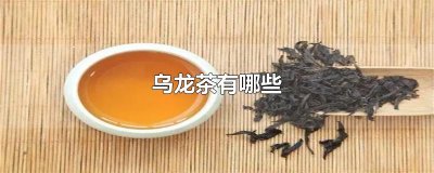 乌龙茶有哪些