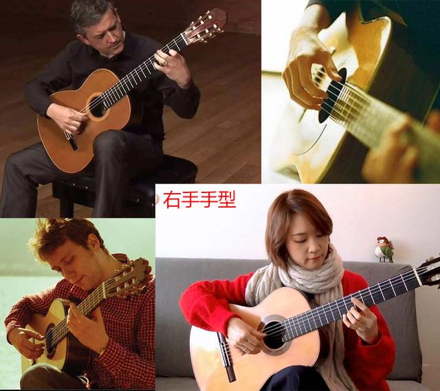 弹吉他手指灵活度训练图解（弹吉他右手标准姿势）(2)