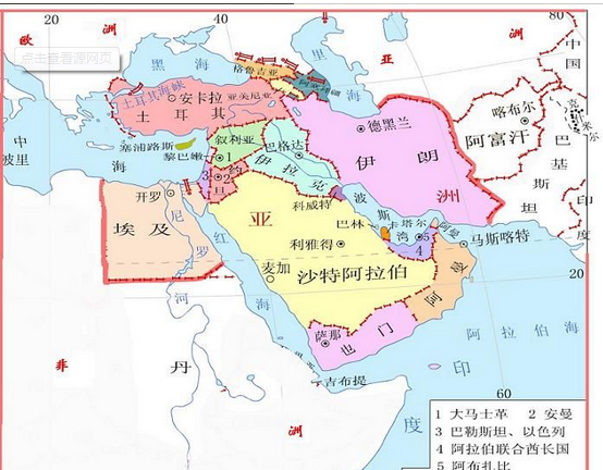 中东地区有哪些国家,中东国家有哪些图3