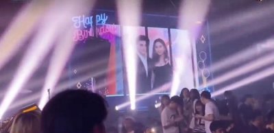 ​小公主何超欣生日派对曝光，穿深V吊带裙事业线傲人，22岁真火辣