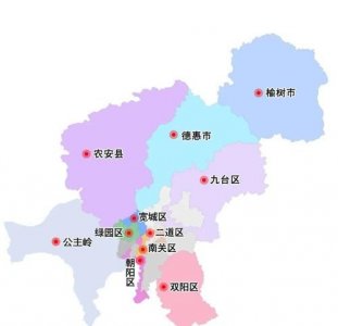 ​长春都有些什么区，长春的面积多少？有多少个区？