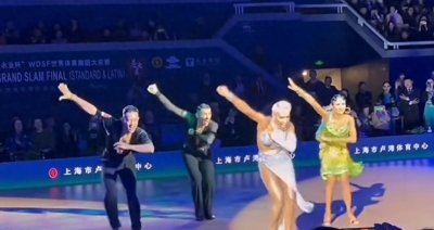 ​拉丁舞世界冠军乔安娜表演科目三