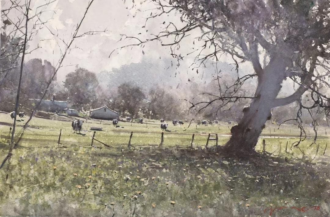 国际水彩大师—约瑟夫·祖布克维奇水彩作品