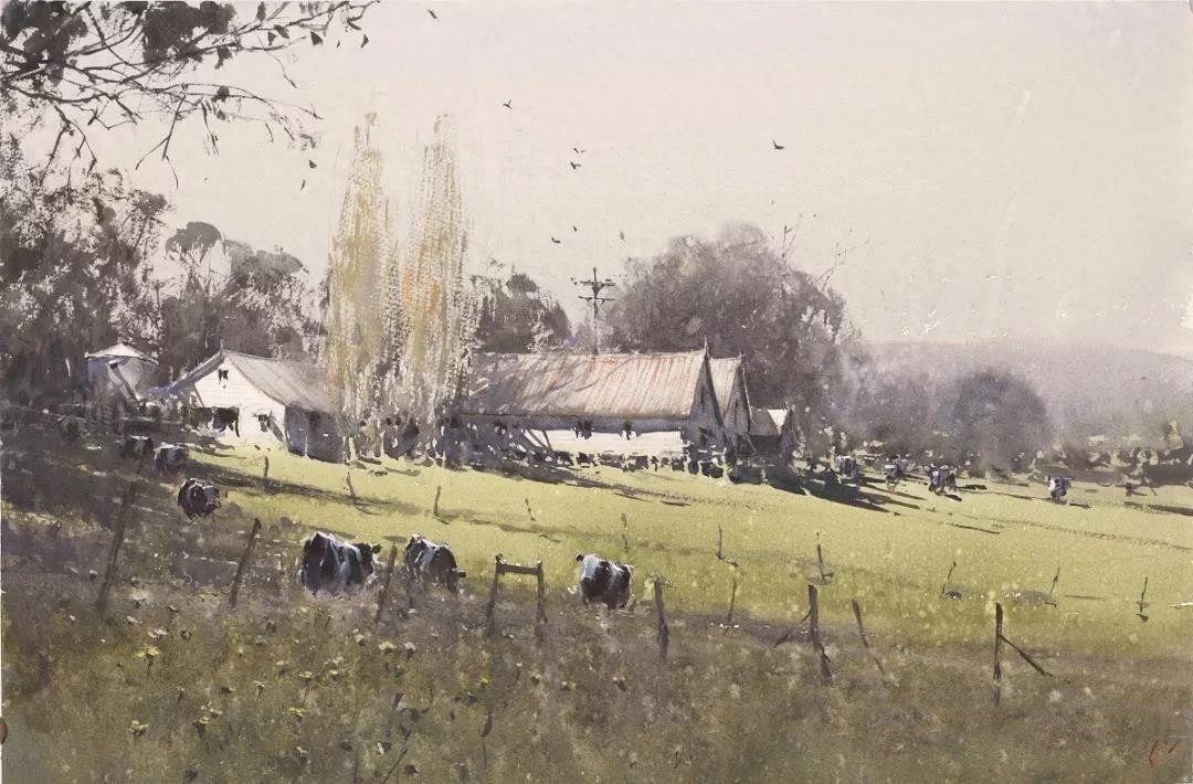 国际水彩大师—约瑟夫·祖布克维奇水彩作品