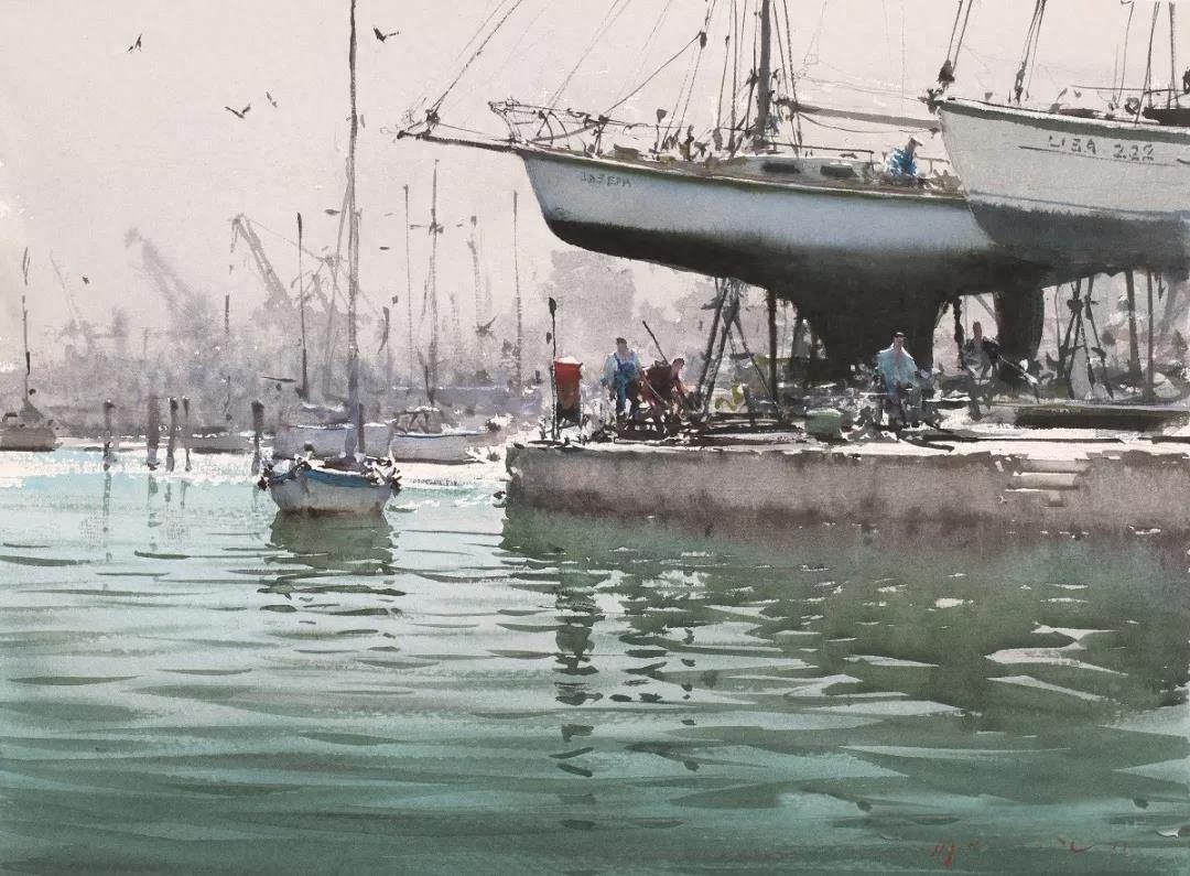 国际水彩大师—约瑟夫·祖布克维奇水彩作品