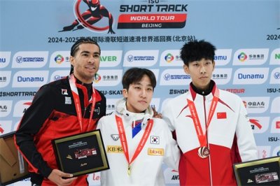 ​短道速滑世巡赛北京站：男子1500米A组决赛赛况