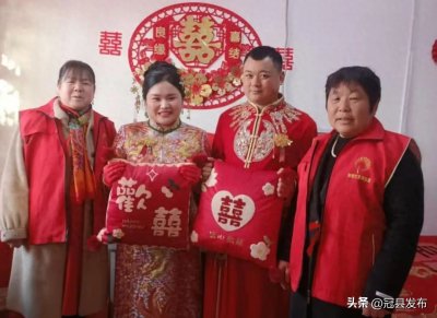 ​甘官屯镇开展“文明迎亲，一路生花”移风易俗主题活动