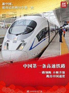 ​中国第一条高速铁路
